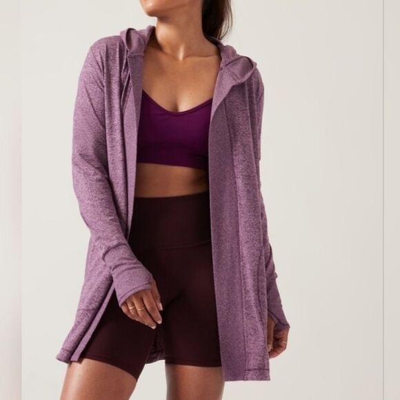 Athleta Upbeat Tempo Hooded Cardigan Wrap! - Picture 7 of 7